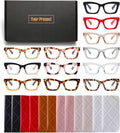 Oprah Readers for Women Oversized Square Reading Glasses - Blue Light