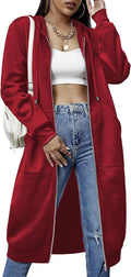 Casual Women's Fleece Hoodie with Zip by ELESOL for Daily Style