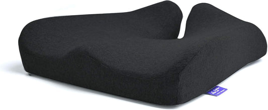 Pressure Relief Seat Cushion for Long Sitting - Memory Foam Support