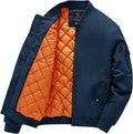 Windproof Bomber Jacket for Men - Warm Water Resistant Winter Coat