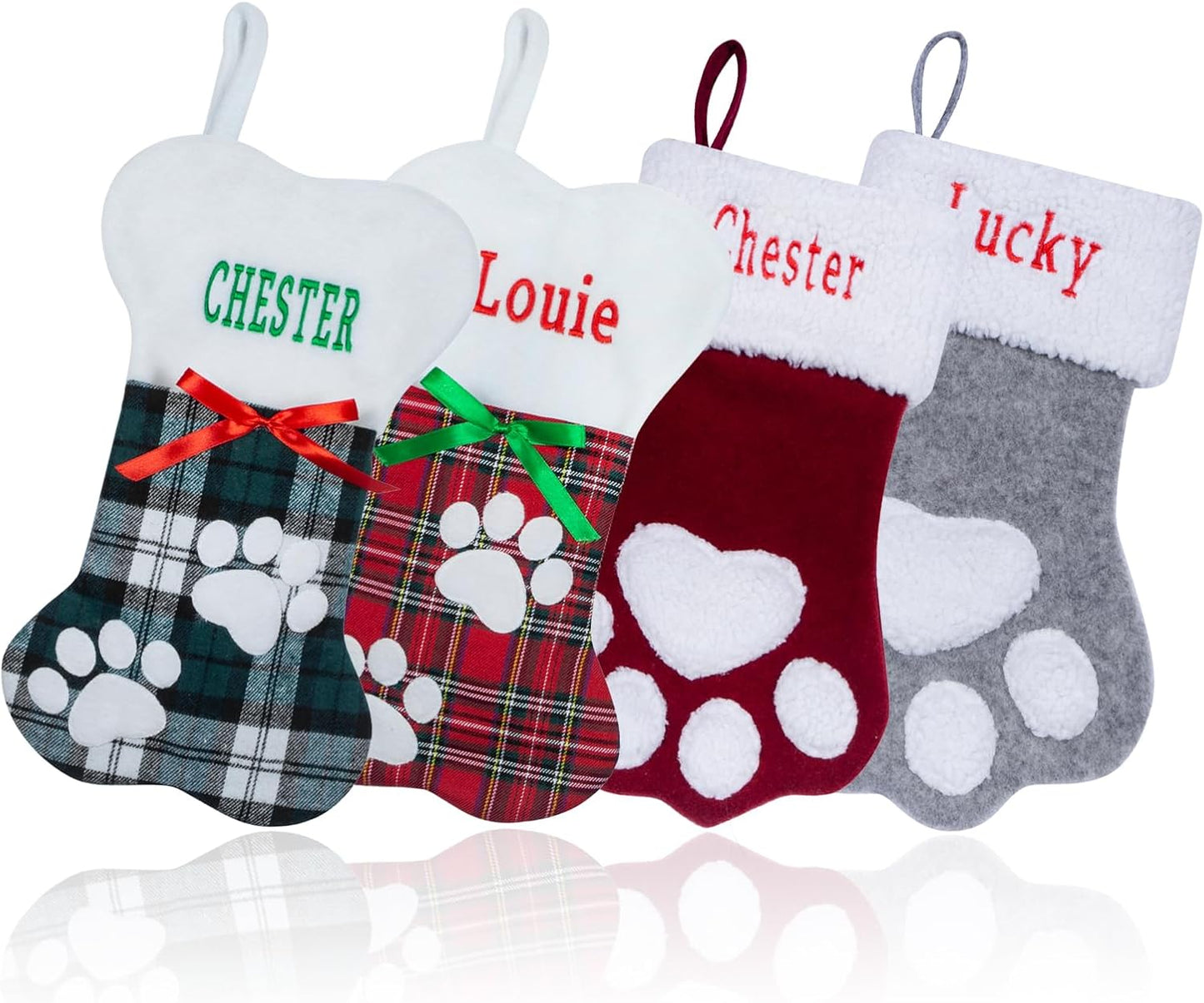 Personalized Cat Dog Christmas Stockings for Festive Cheer