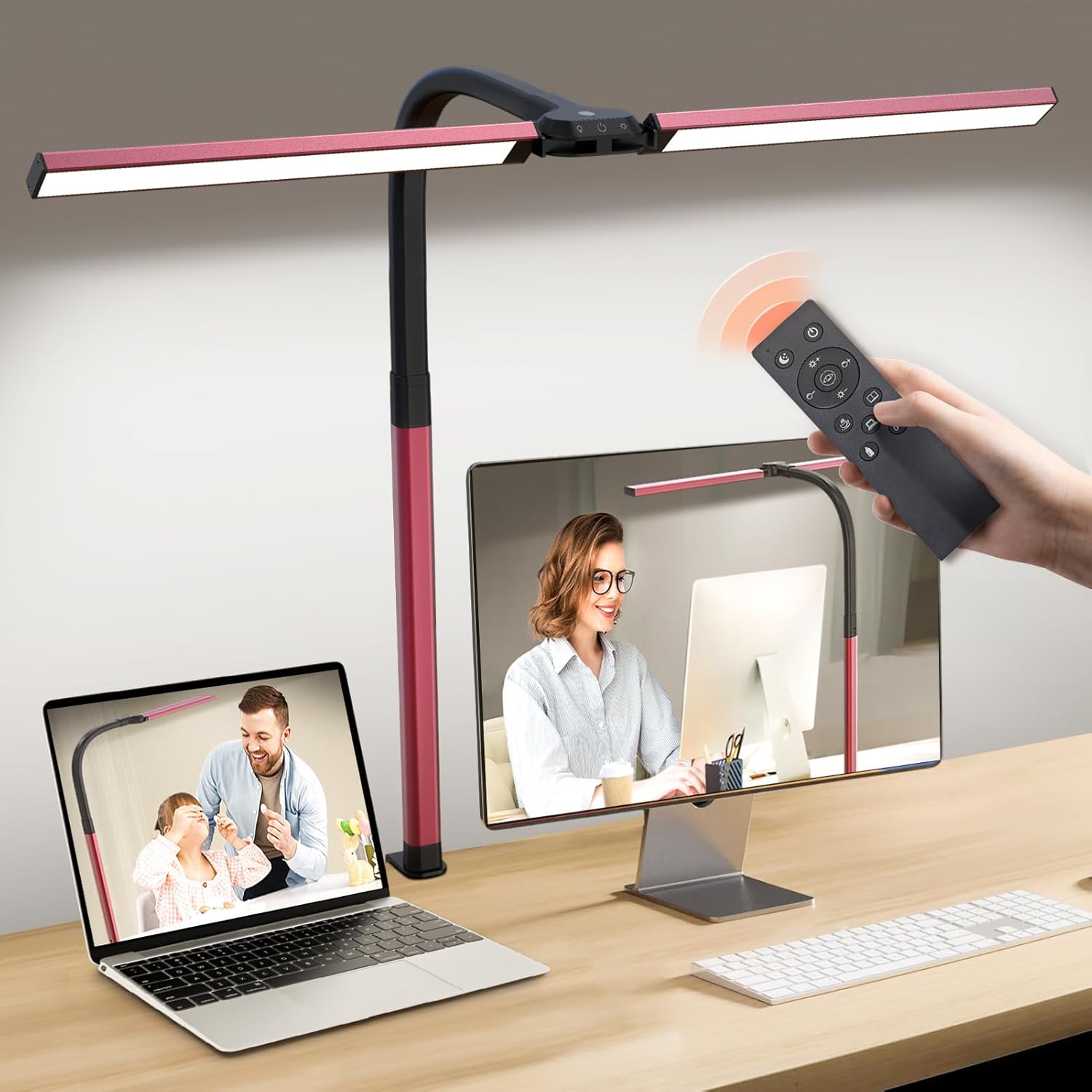 LED Desk Lamp for Home Office with Flexible Gooseneck Design