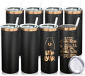 20 oz Stainless Steel Skinny Tumblers for Hot and Cold Drinks