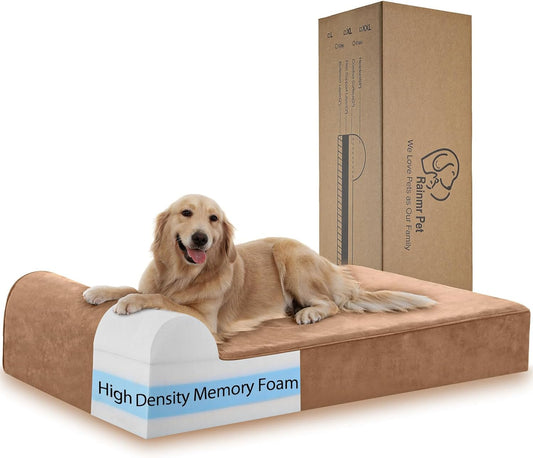Orthopedic Dog Beds for Large Dogs with Memory Foam Support