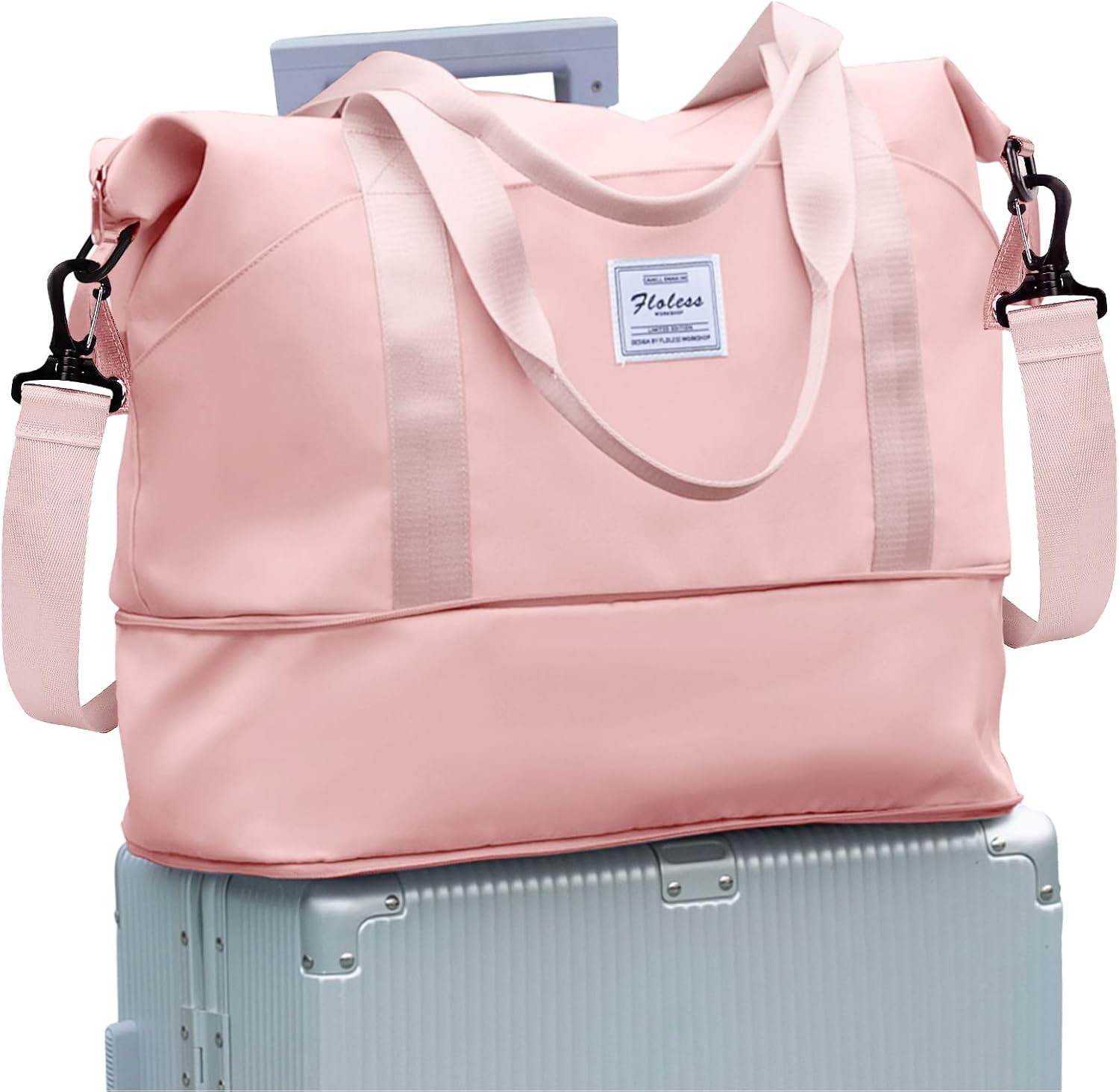 Travel Duffel Bag for Women - Sports Tote Gym Weekender Bag