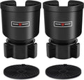 Upgraded Car Cup Holder Expander Adapter with Offset Base - Holds Wide
