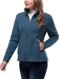 33,000ft Women's Zip Up Fleece Jacket - Warm, Soft Midlayer