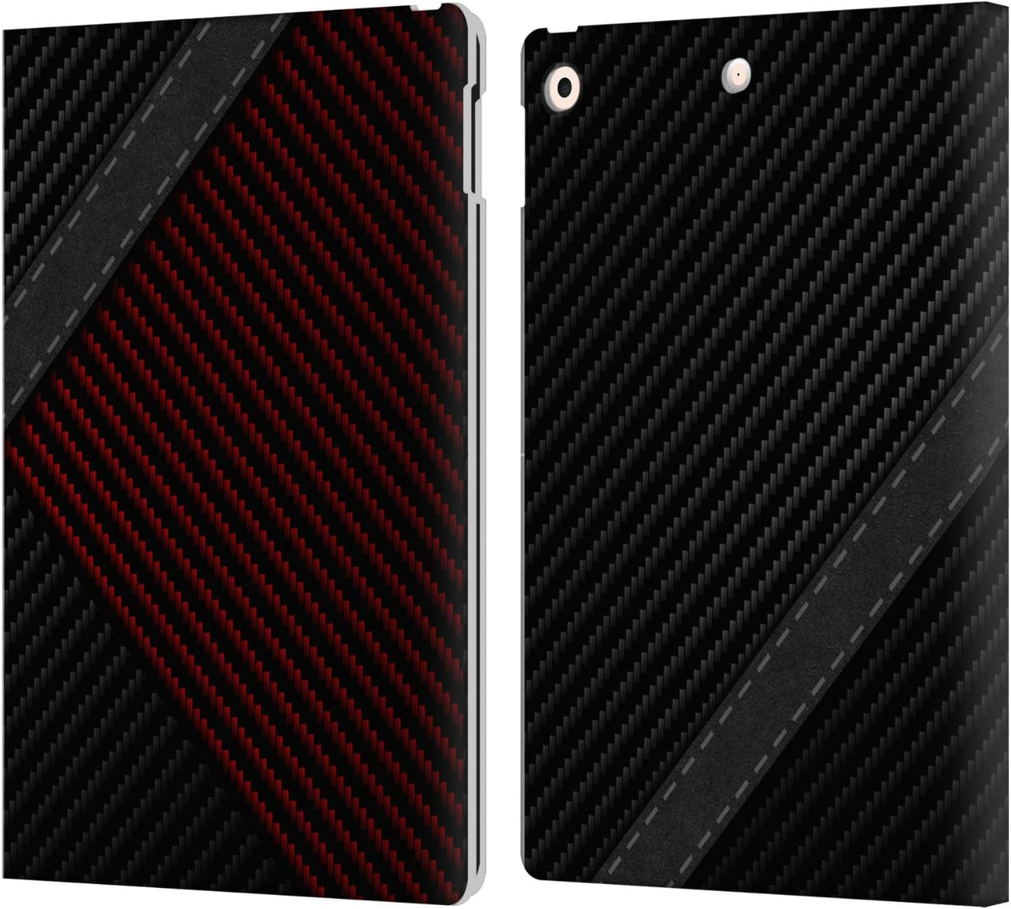 Alyn Spiller Carbon Fiber Leather Wallet Case for iPad 10.2