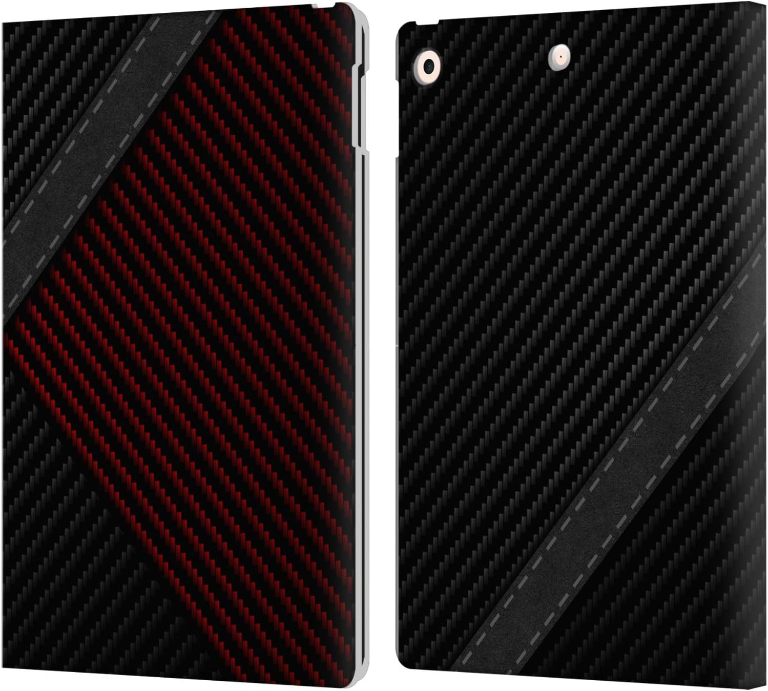 Alyn Spiller Carbon Fiber Leather Wallet Case for iPad 10.2