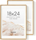 18x24 Poster Frame Set of 2 with Natural Solid Oak Wood