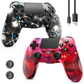 Wireless Controller for PS4 2 Pack - Dual Vibration, Touch Pad