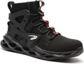 ORISTACO Work Safety Steel Toe Boots for Industrial Use