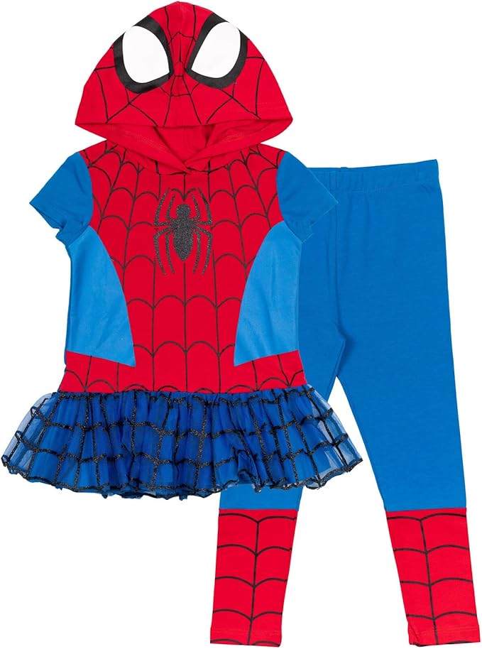 Marvel Avengers Spider-Man Spider-Gwen Captain America Girls T-Shirt