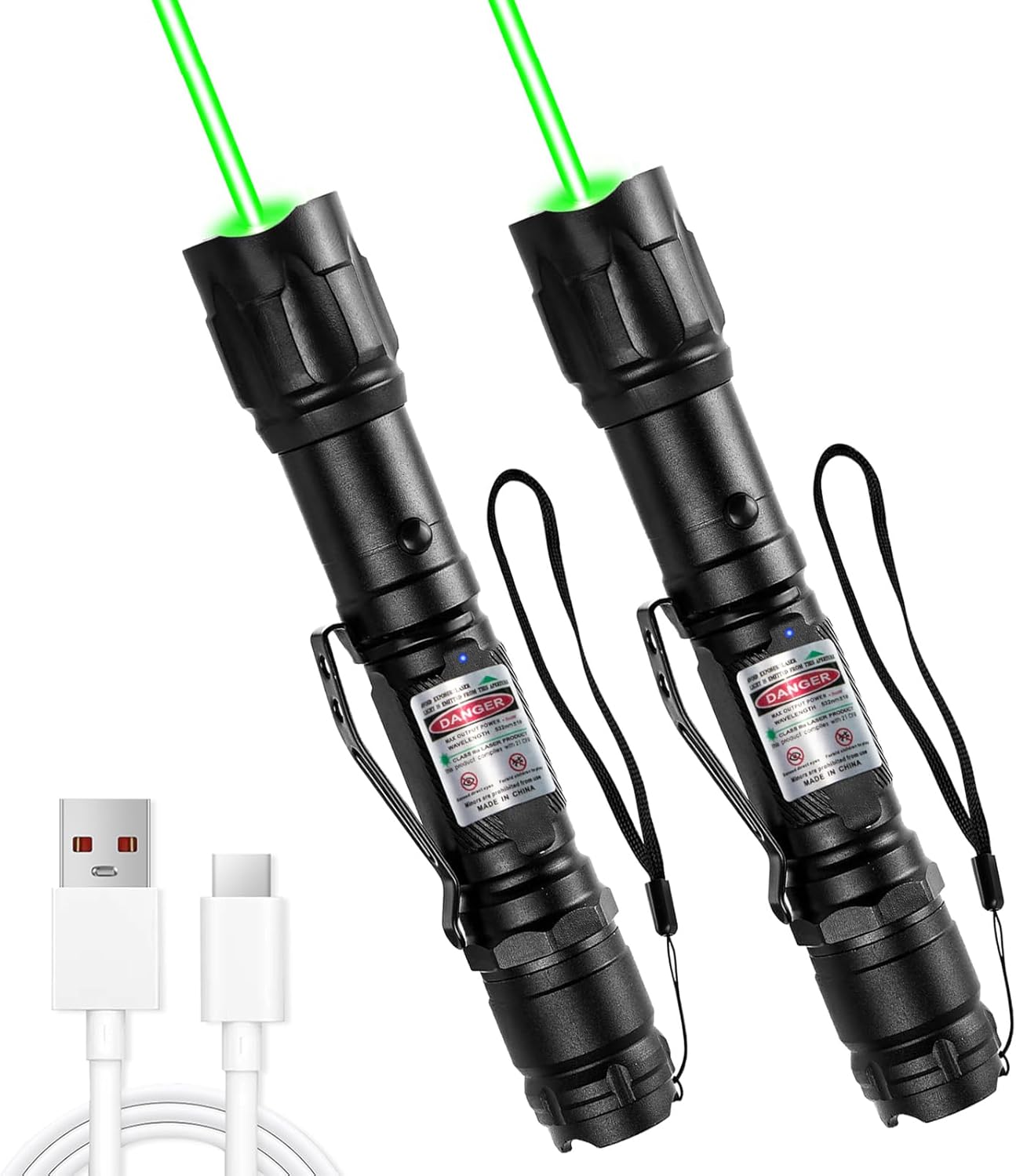 Rechargeable Professional Green Beam Flashlight for All Uses