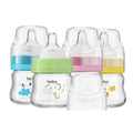 YOHKOH Glass Baby Bottles with Slow Flow Nipple - Newborn Safe