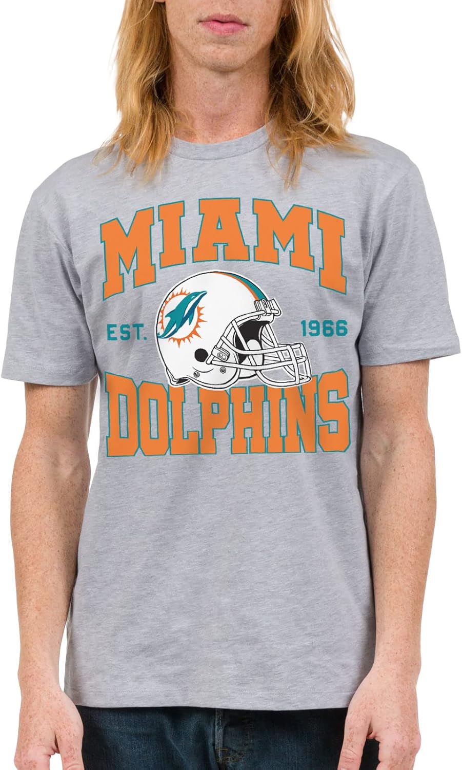 Miami Dolphins Short Sleeve Football Fan Shirt for All Fans