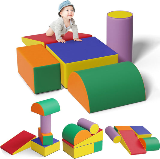 5 Pcs Foam Climbing Blocks for Toddlers - Soft Play Set