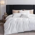 MooMee Duvet Cover Set 100% Long-Staple Cotton 600 TC - Silky Soft