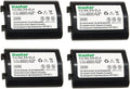 Kastar 4-Pack EN-EL4a Battery Replacement for Nikon - Long Run Time