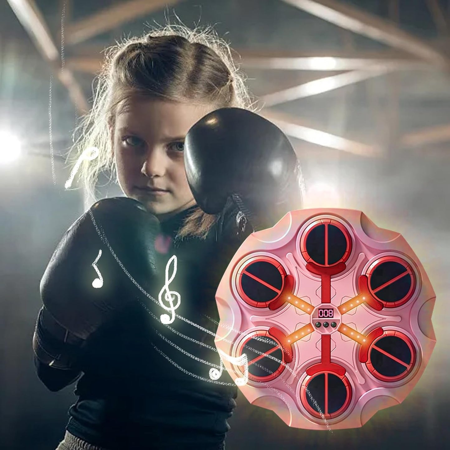 Home Wall-Mounted Bluetooth Boxing Trainer for Kids
