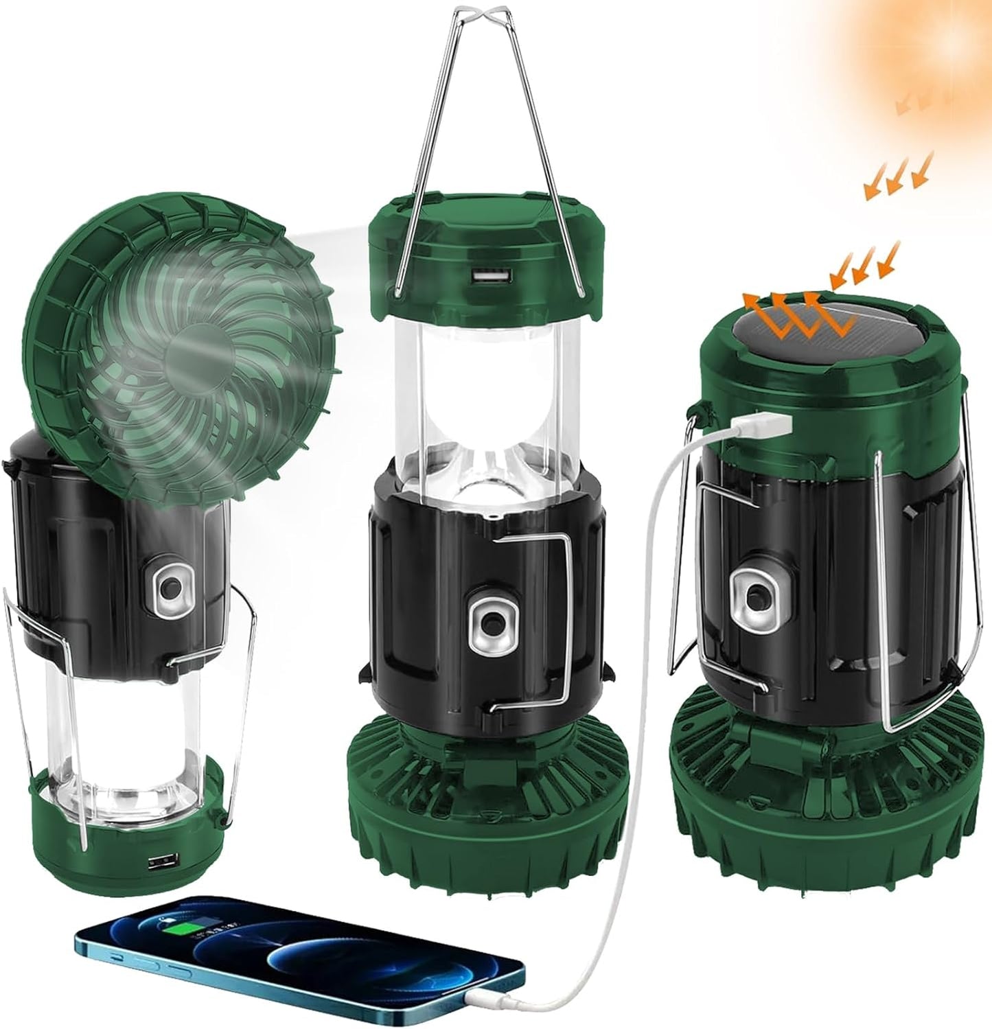 BUGPASS 3-in-1 Solar Lantern - Ultimate Survival Essential