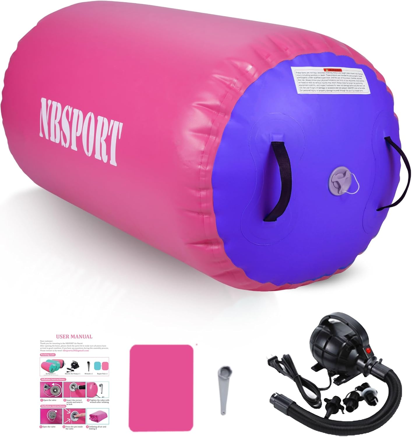 Air Barrel Gymnastics Roller for Safe Training and Fun