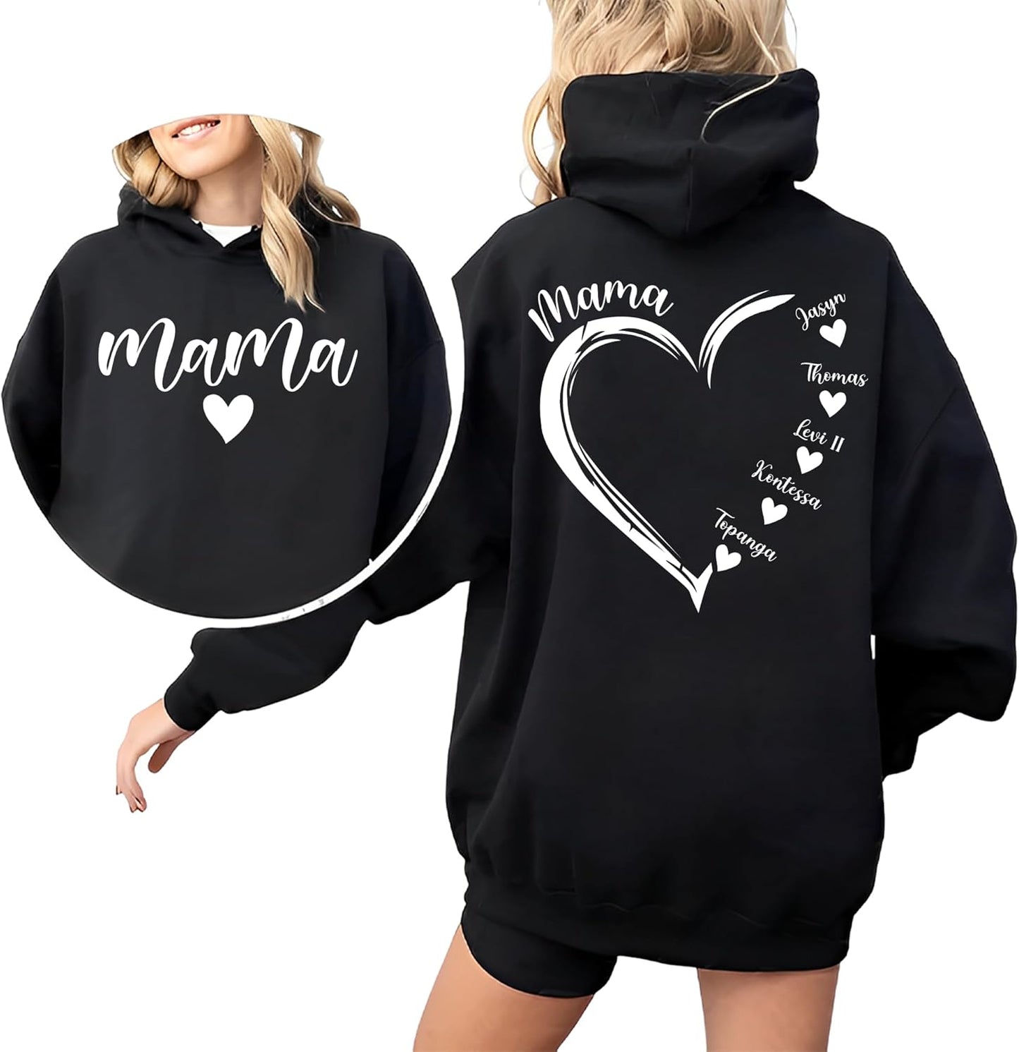 Personalized Mom Sweatshirt: Kids' Names & Nickname | Godmerch