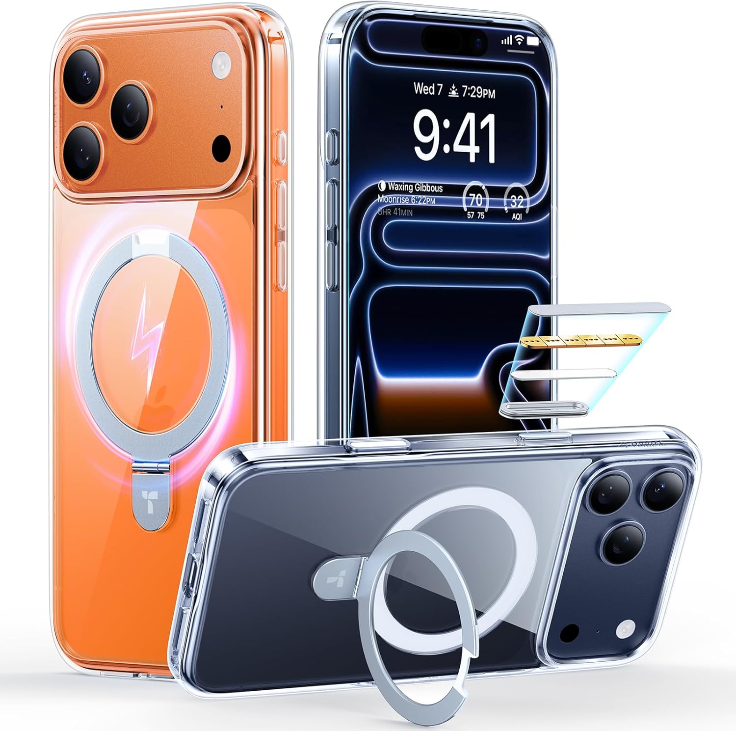 TORRAS Ostand Magnetic Case for iPhone 17 Pro Max with Stand