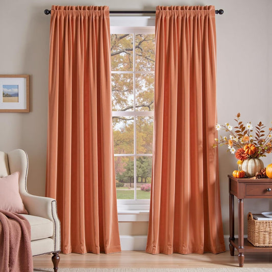 Lazzzy Blackout Velvet Curtains for Luxurious Living Rooms