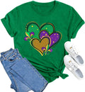 MAIHUN Women's Carnival Heart Tee - Mardi Gras Joy!