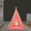 Foldable Teepee Tent with Padded Mat & Lights - LOHISHILO