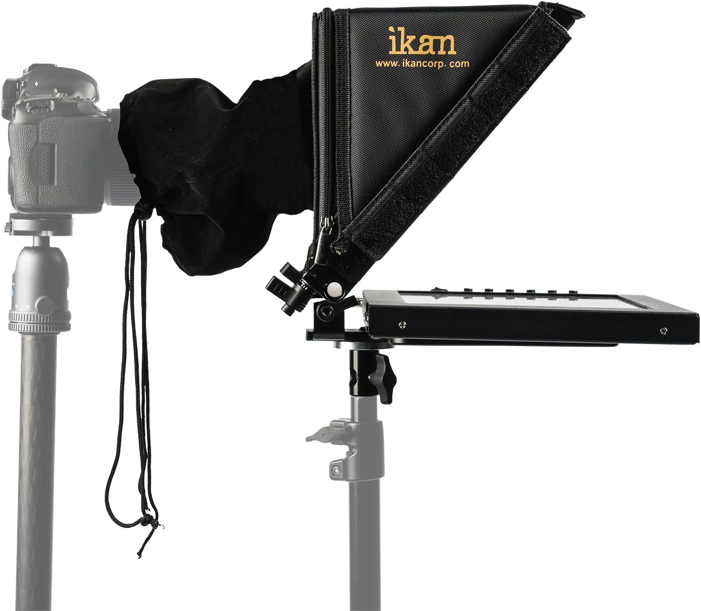 Ikan 12-inch Portable Teleprompter Kit for Light Stands
