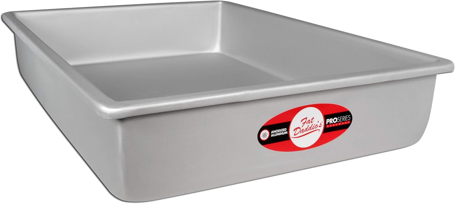 Fat Daddio's 12 x 18 x 4 Inch Anodized Aluminum Sheet Pan
