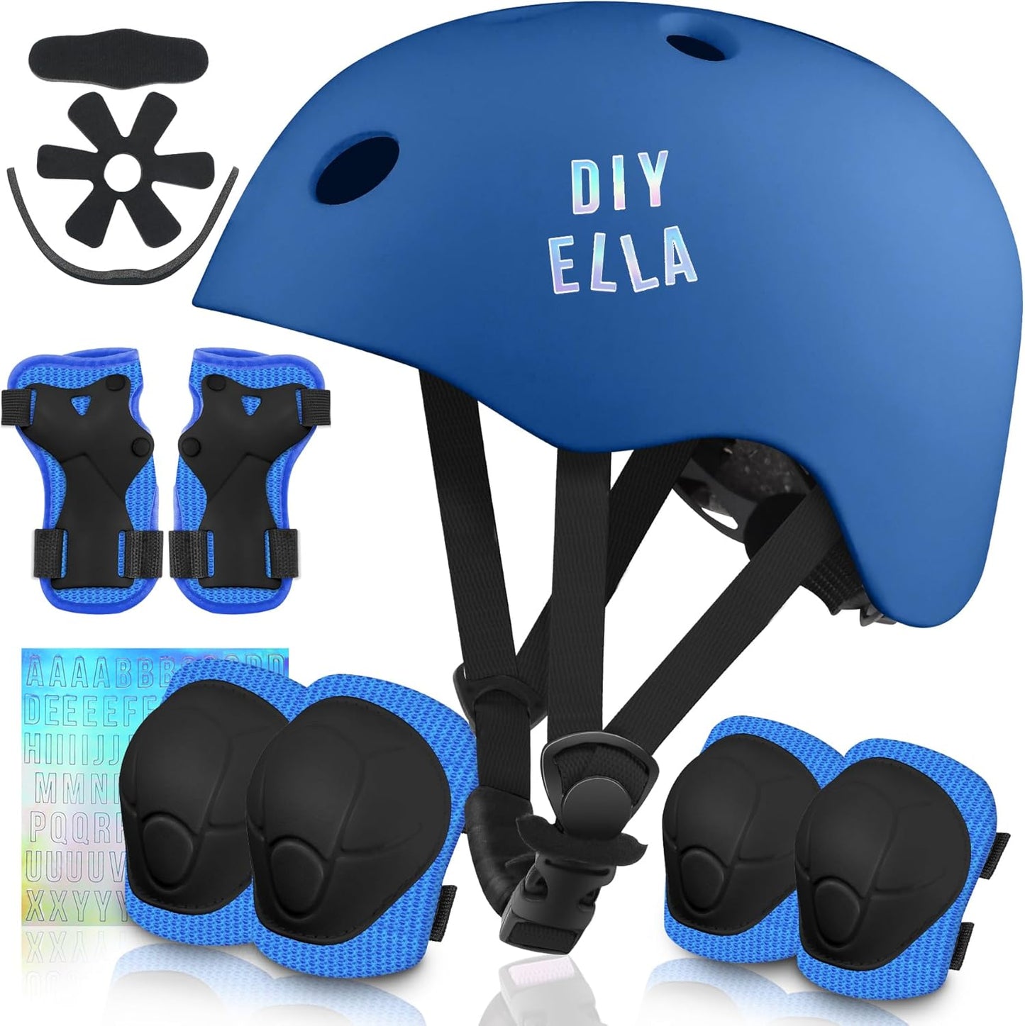 Vvinca Kids Helmet & Pads Set - Safety & Style Combo!