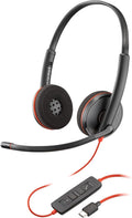 Poly HP Blackwire 3220 USB-C Stereo Headset - Reliable Office Audio