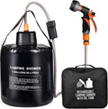 Portable Solar Shower Bag - 8 Spray Modes, Built-In Thermometer