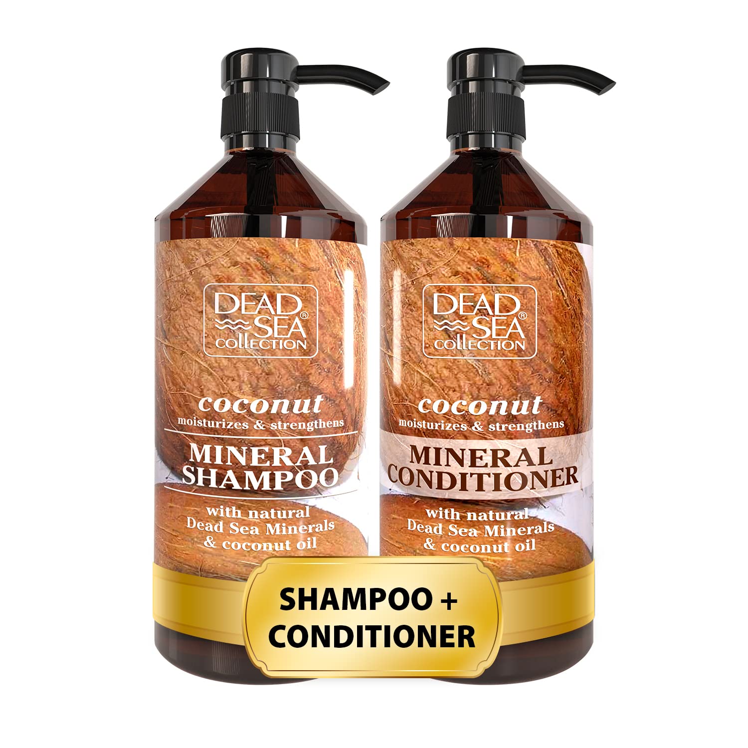 Hydrating Coconut Hair Set - Dead Sea Minerals - All Hair Types