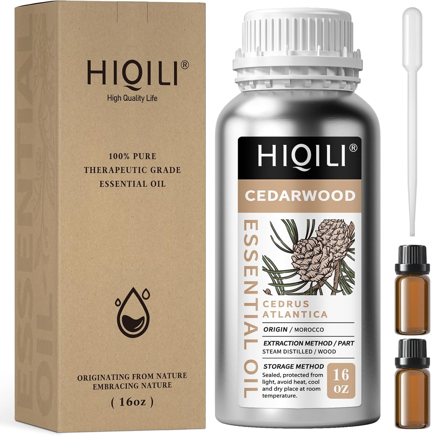 Pure Cedarwood Essential Oil for Aromatherapy and Relaxation