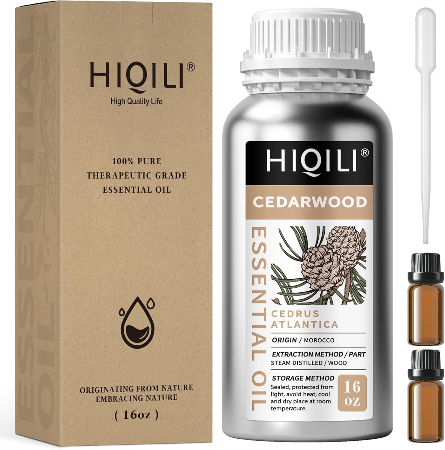 Pure Cedarwood Essential Oil for Aromatherapy and Relaxation
