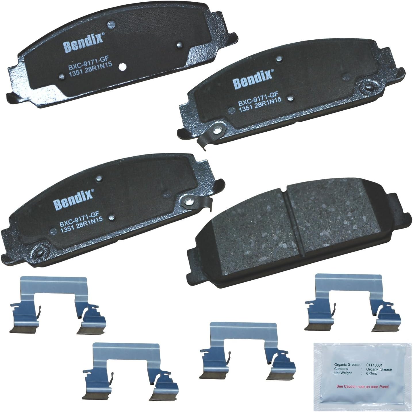 Bendix Priority1 CFC1351 Ceramic Brake Pads for Chevrolet Caprice