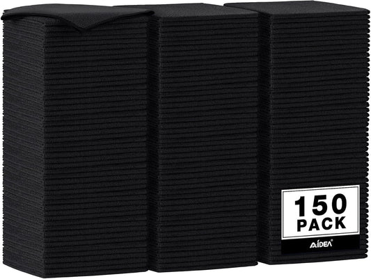 AIDEA Microfiber Cleaning Cloths 150PK for Cars and Home Use