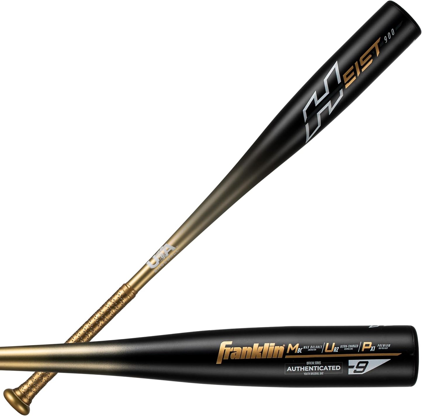 Heist Youth Baseball Bat for Ages 8-12 - Lightweight & Durable