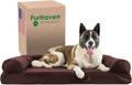 Furhaven Memory Foam Dog Bed for Large Breeds with Bolster Edges