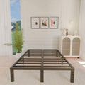 ALDRICH 12 in Metal Bed Frame Queen Size - Sturdy No-Noise Platform
