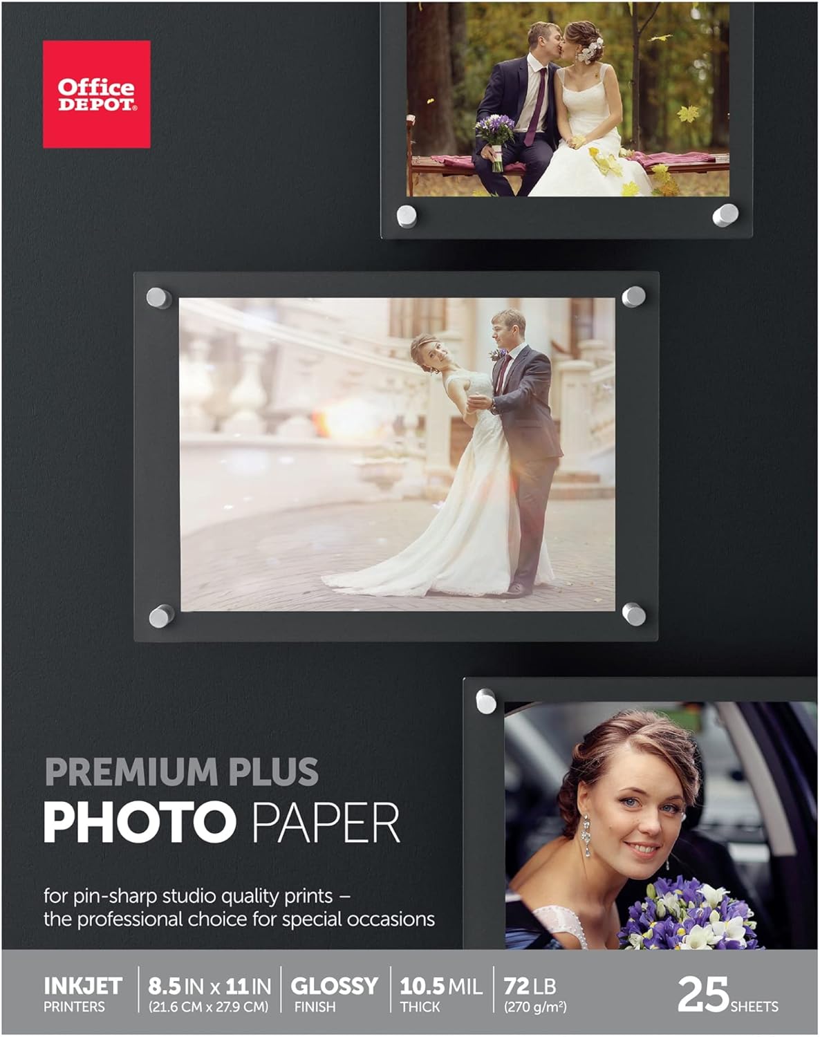 Office Depot Glossy Photo Paper 25 Sheets - Vivid Prints!