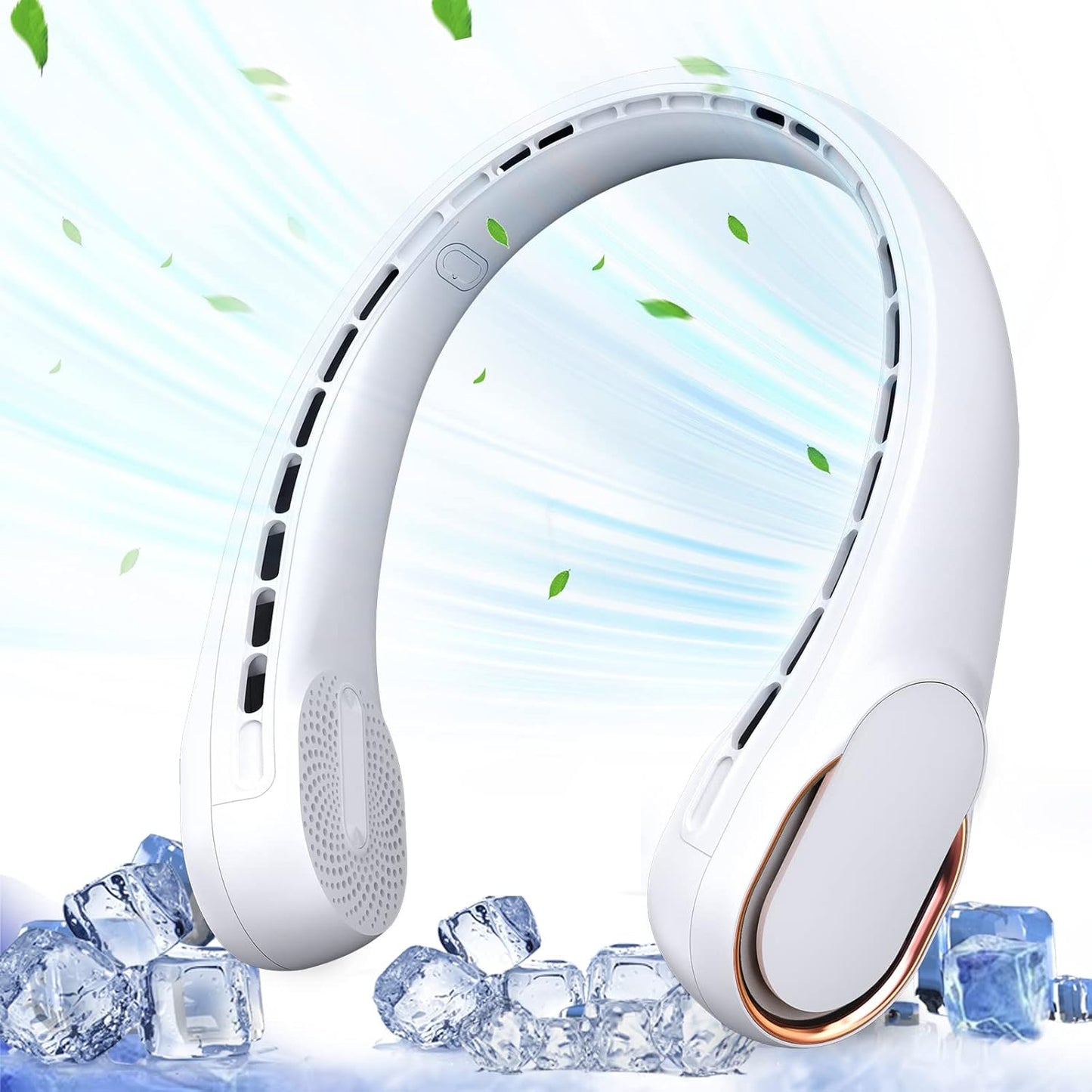 Portable Neck Fan - Bladeless USB Rechargeable Personal Fan