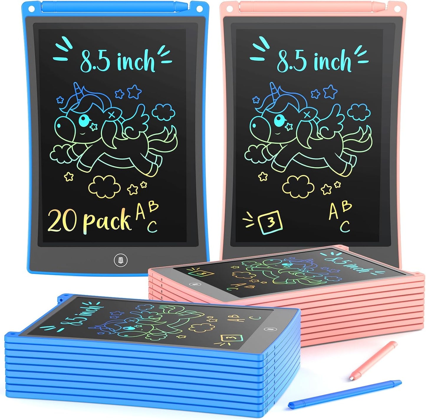 KOKODI 20 Pack 8.5Inch LCD Writing Tablet for Kids