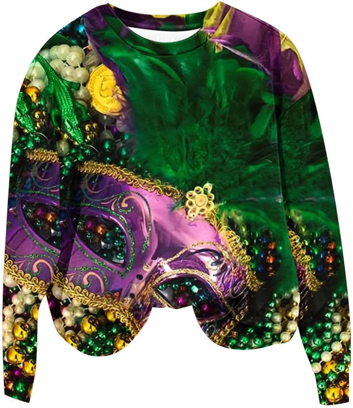 Carnival Theme Long Sleeve Sweatshirt