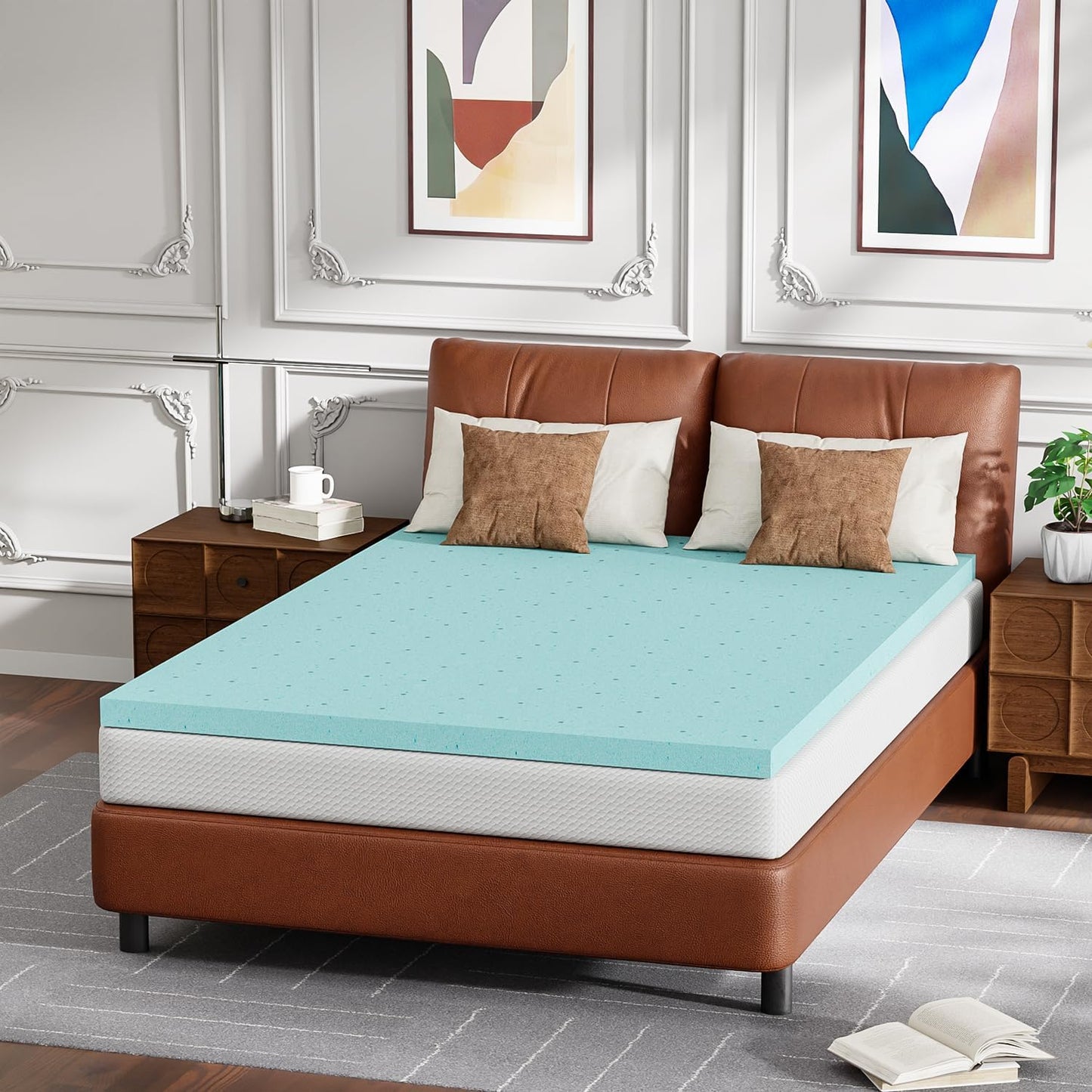 5in Full Mattress with 3in Cooling Gel Topper for Comfort