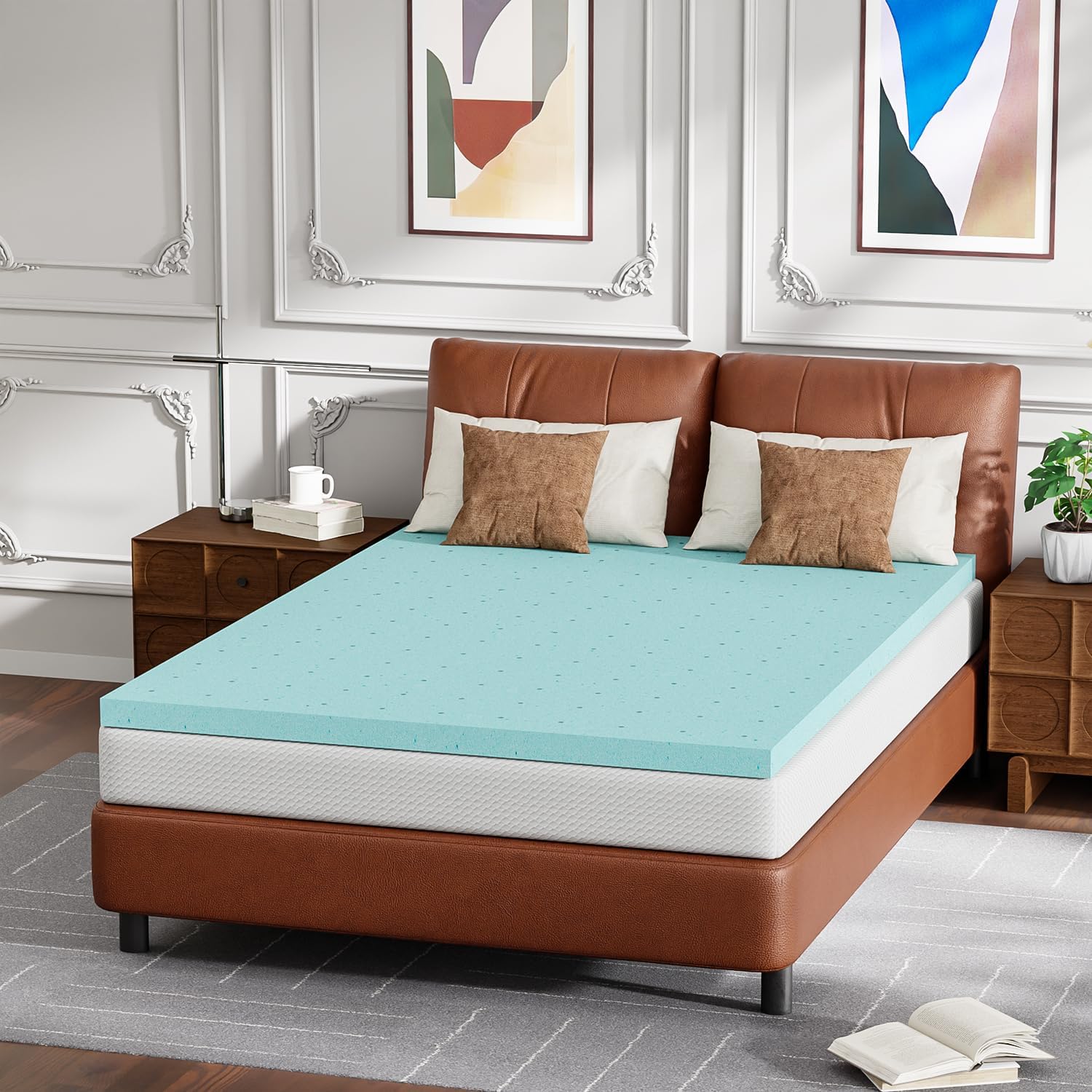 5in Full Mattress with 3in Cooling Gel Topper for Comfort